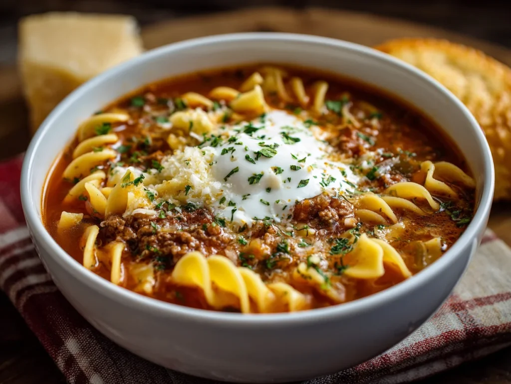 lasagna soup