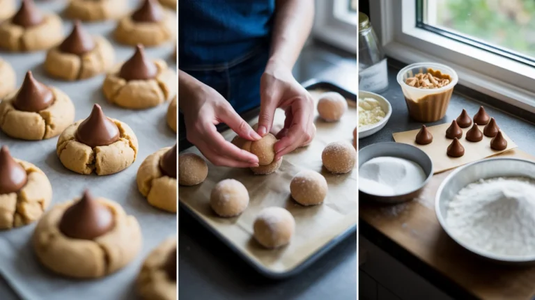 Peanut Butter Blossom Cookies Recipe